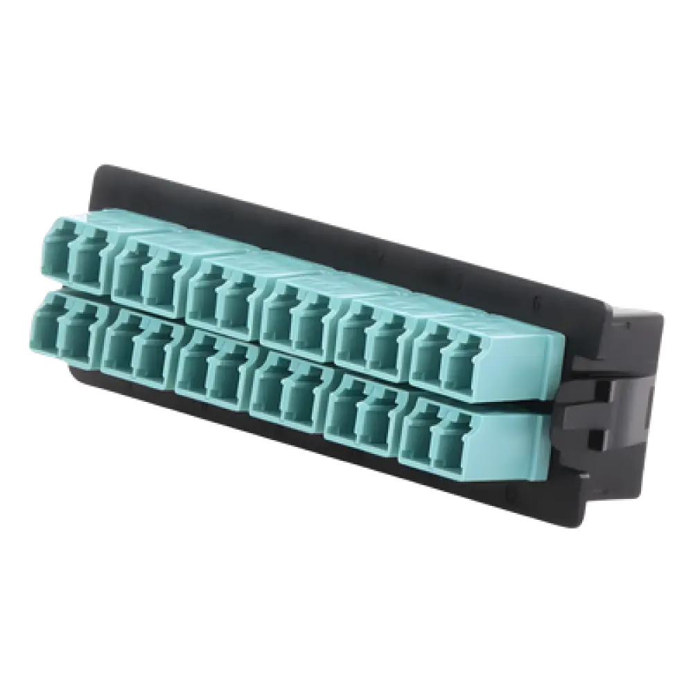Placa Acopladora / 12 Puertos LC Duplex / Fibra Multimodo / Compatible ODF-8024
