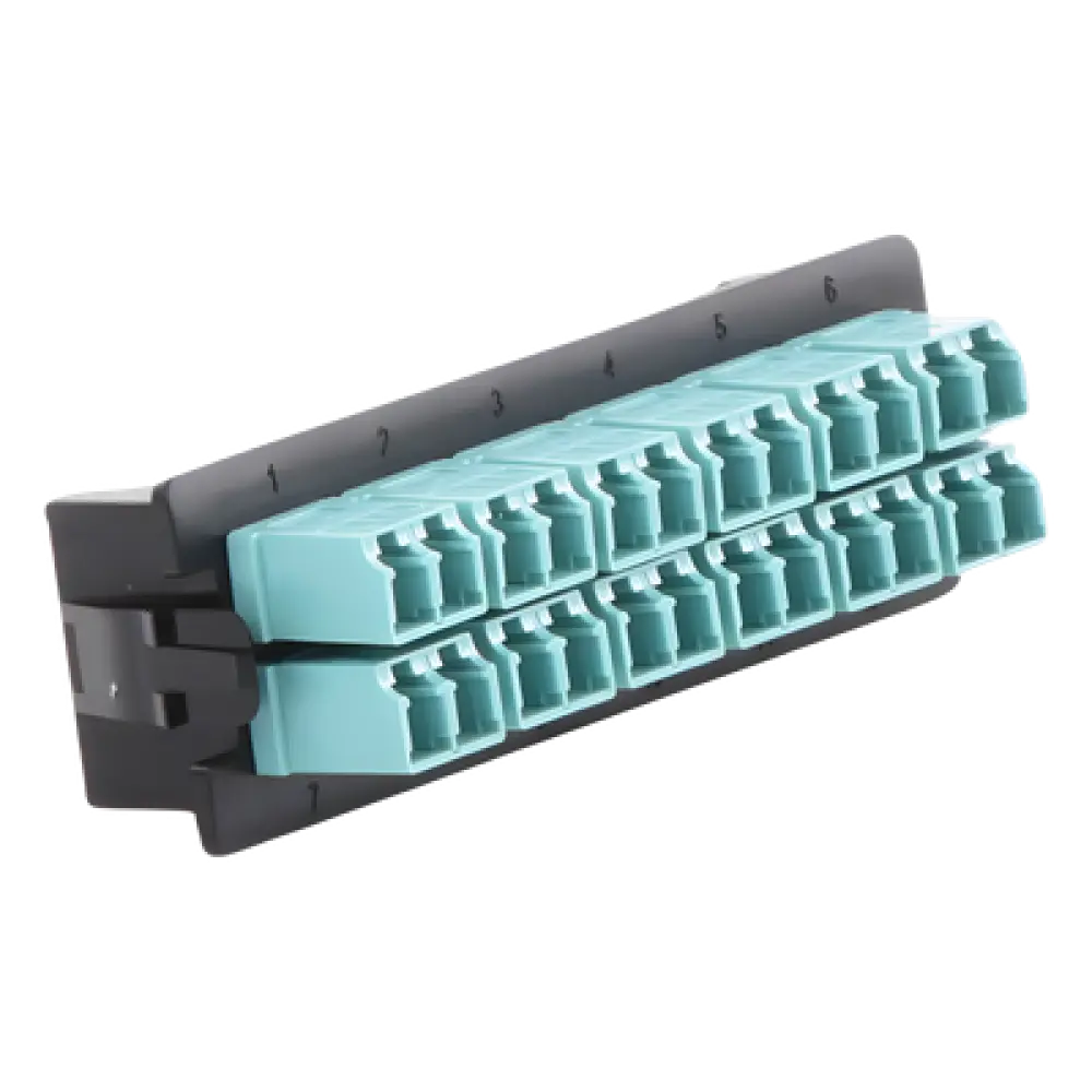 Placa Acopladora / 12 Puertos LC Duplex / Fibra Multimodo / Compatible ODF-8024