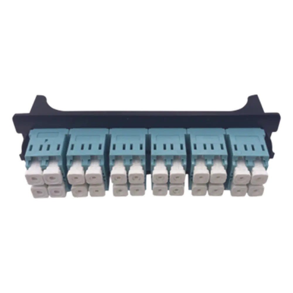 Placa Acopladora / 12 Puertos LC Duplex / Fibra Multimodo / Compatible ODF-8024
