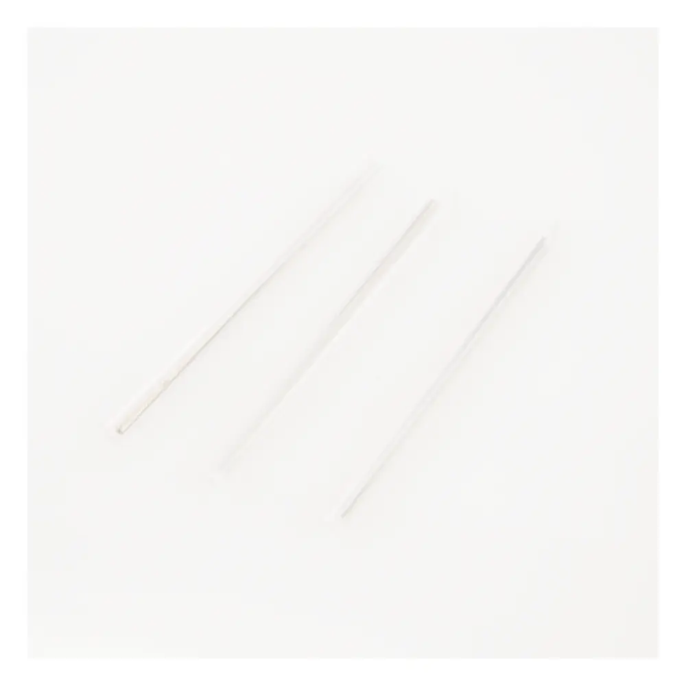 Bote con 100 Mangas para Fusión de Fibra Óptica / 60 mm (2.36 in) / Tubo Termocontráctil Transparente / Refuerzo de Acero Inoxidable 55 mm