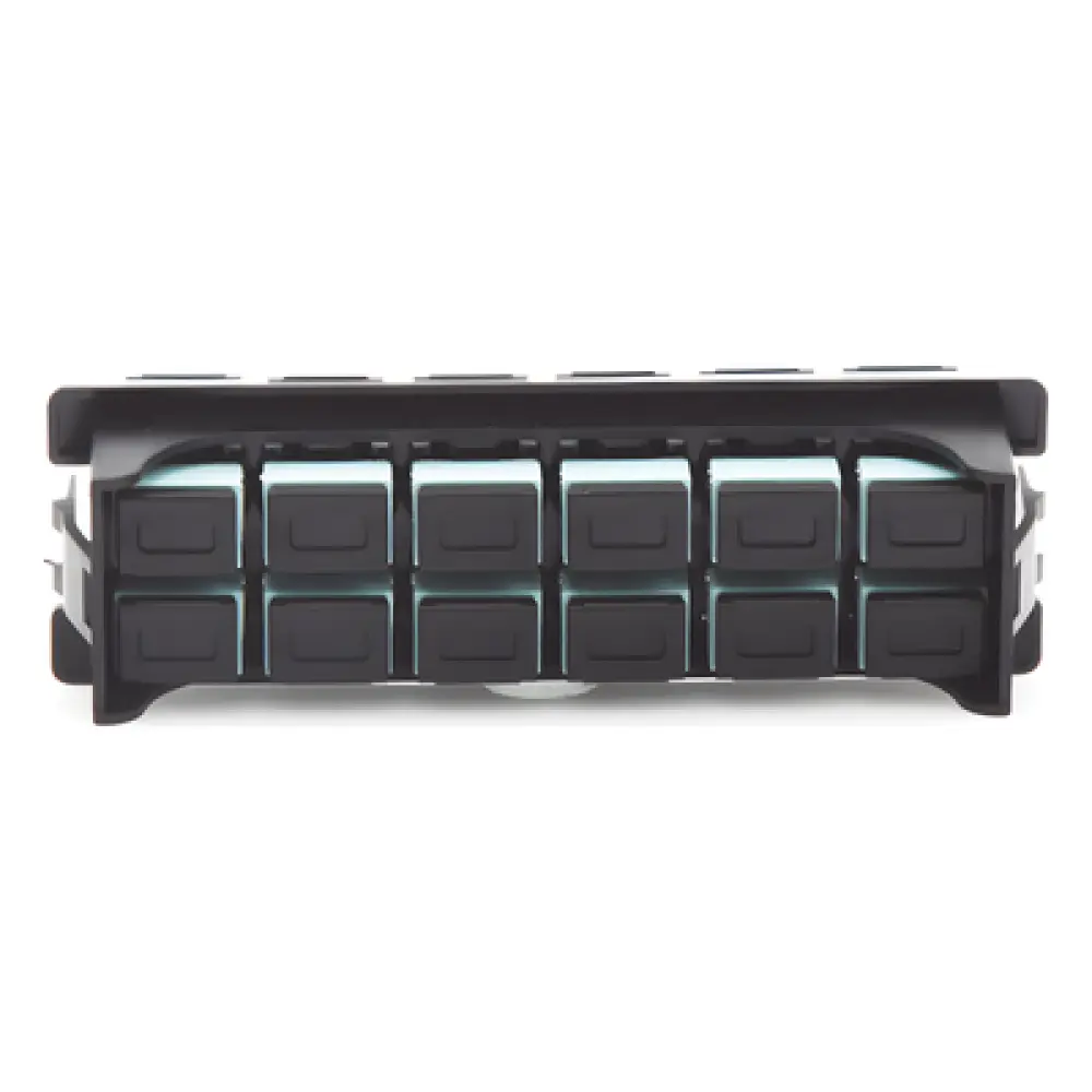 Placa Acopladora / 12 Fibras Multimodo / 12 Acopladores SC Simplex / Compatible SC-LC-APC-PC/UPC / Interior
