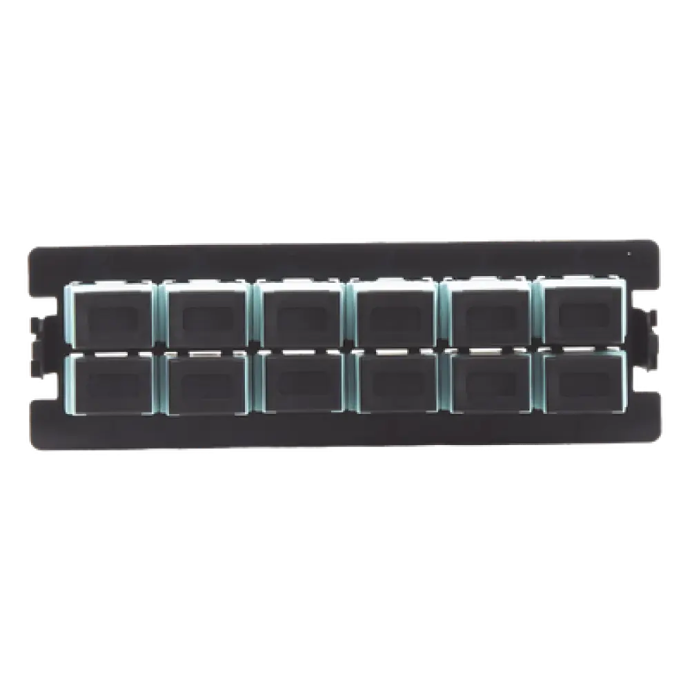 Placa Acopladora / 12 Fibras Multimodo / 12 Acopladores SC Simplex / Compatible SC-LC-APC-PC/UPC / Interior