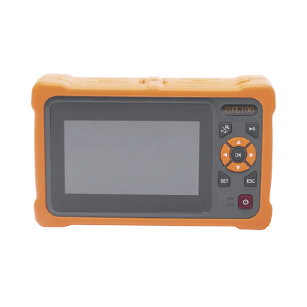 OTDR Monomodo / 1310-1550 nm / SC/APC / 26/24 dB Rango Dinámico / Pantalla Táctil / Modo Automático y Experto