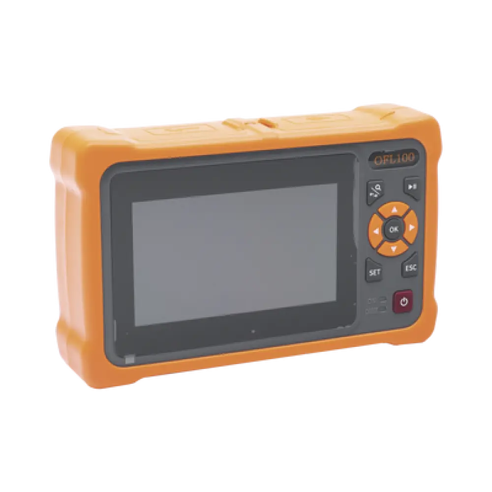 OTDR Monomodo / 1310-1550 nm / SC/APC / 26/24 dB Rango Dinámico / Pantalla Táctil / Modo Automático y Experto