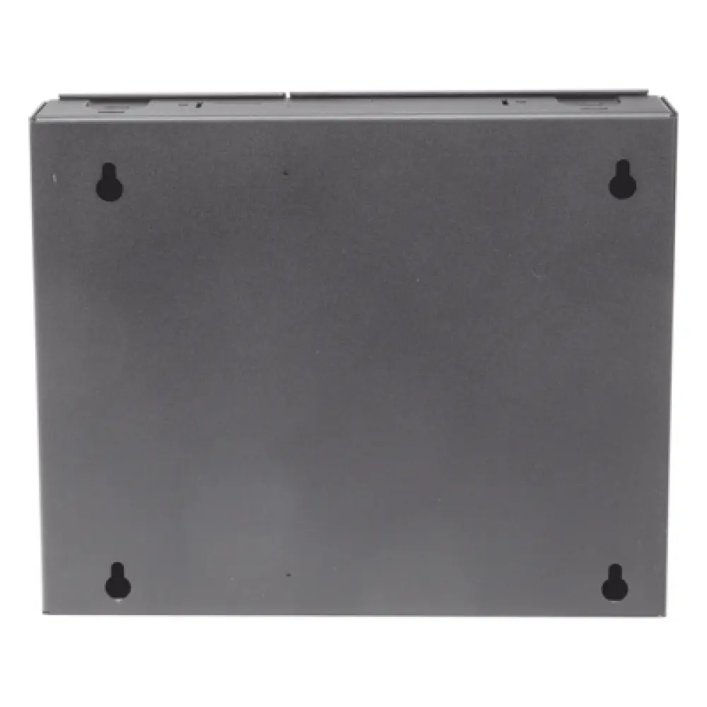 Caja de Conexión de Fibra Óptica / Montaje en Pared / 2 Placas FAP o FMP / Hasta 48 Fibras / Área de Bobinado Integrada / Cierre con Opción de Cerradura