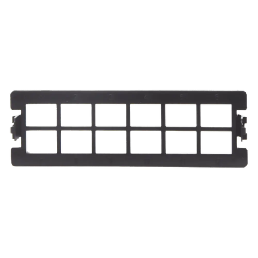 Placa Acopladora Vacía / 12 Puertos SC Simplex o LC Duplex / 19 Pulgadas / Compatible APC-UPC