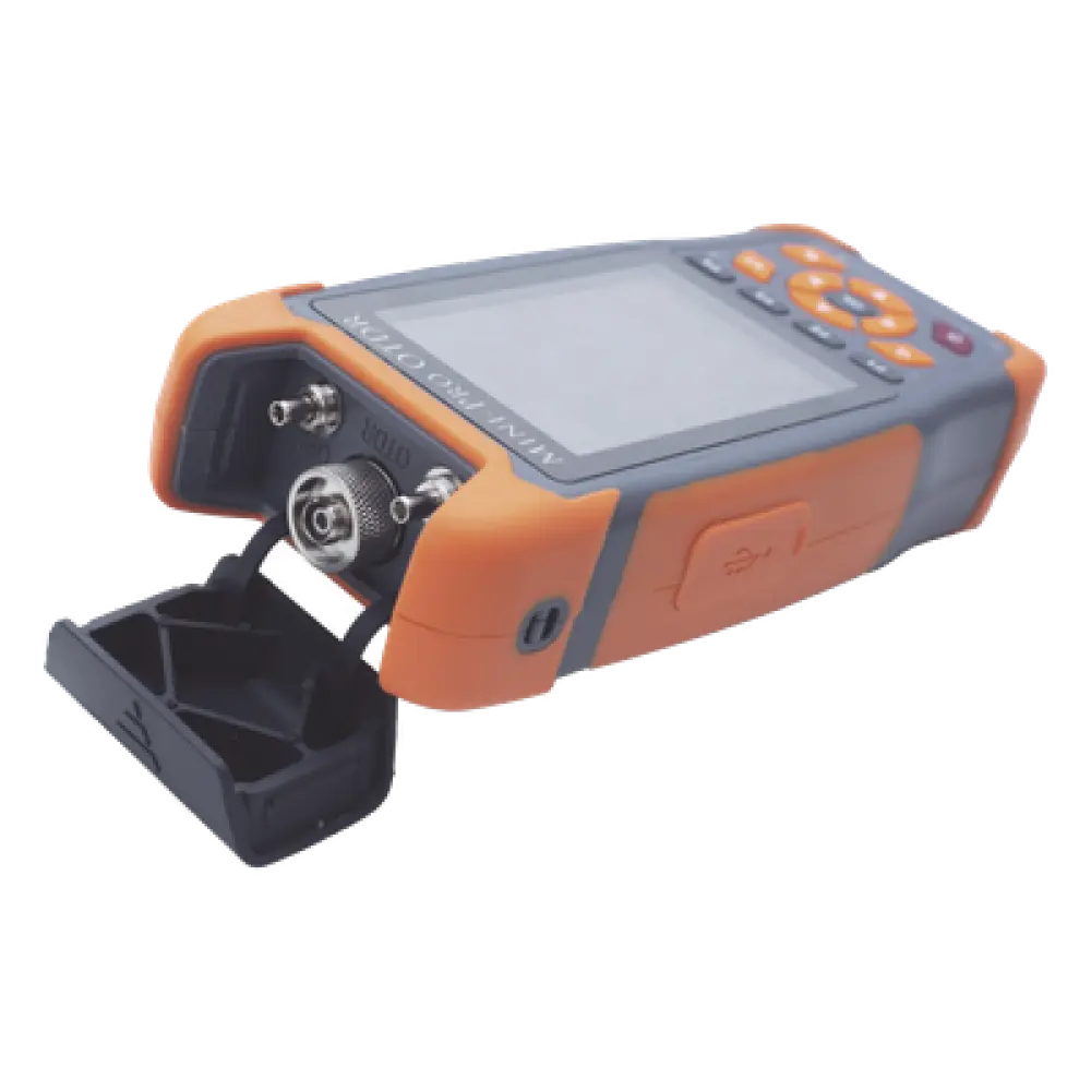 Medidor de Potencia Óptica / 3 Longitudes de Onda 1310/1490/1550nm / Rango -40 a 25dBm / VFL 10mW / Probador RJ45 hasta 300m / Pantalla 3 Pulgadas