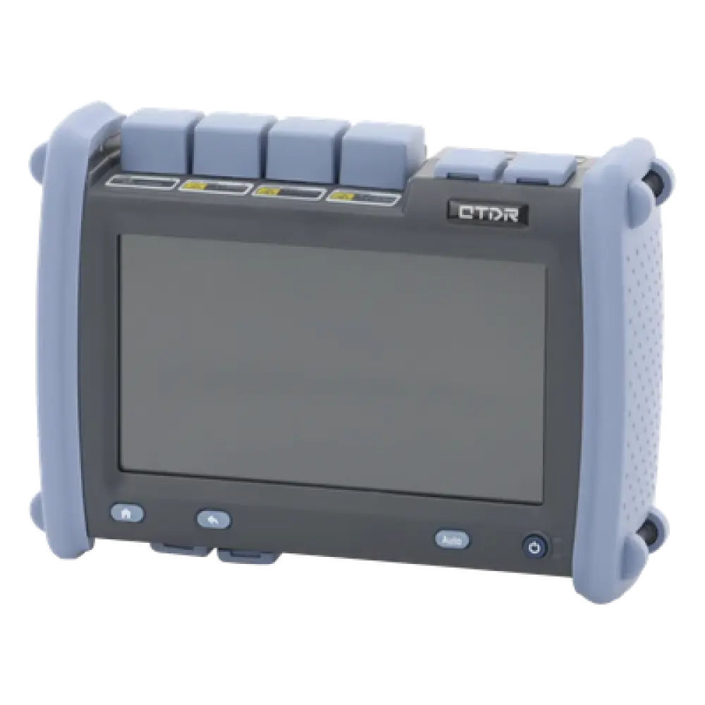 OTDR de Alto Rendimiento / Pantalla 7" / 1310nm, 1550nm, 1625nm / Zona Muerta 0.8m (2.62 pies) / VFL 5mW / Alcance 420 km