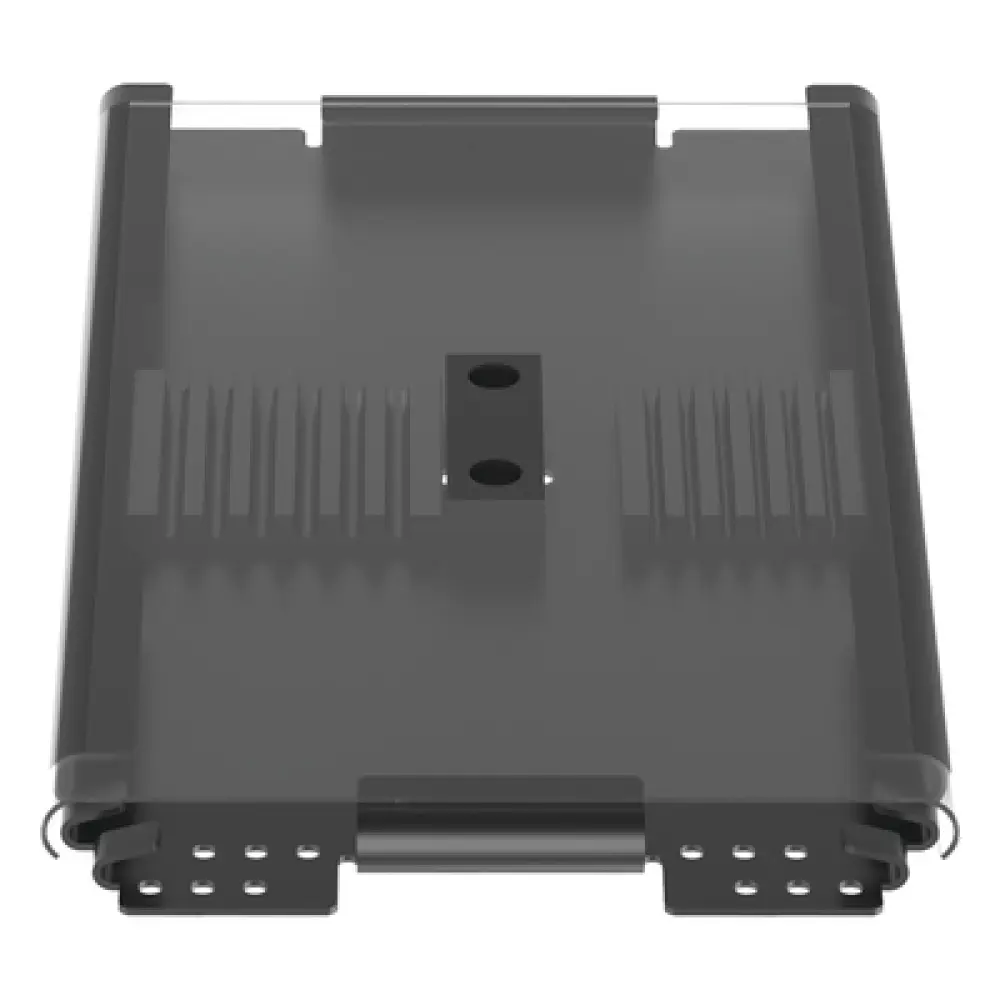 Charola de Empalme para Fibra Óptica / 12 Empalmes / Apilable 4 Unidades / 112.1x200.7x9.5 mm / 4.41x7.90x0.37 in