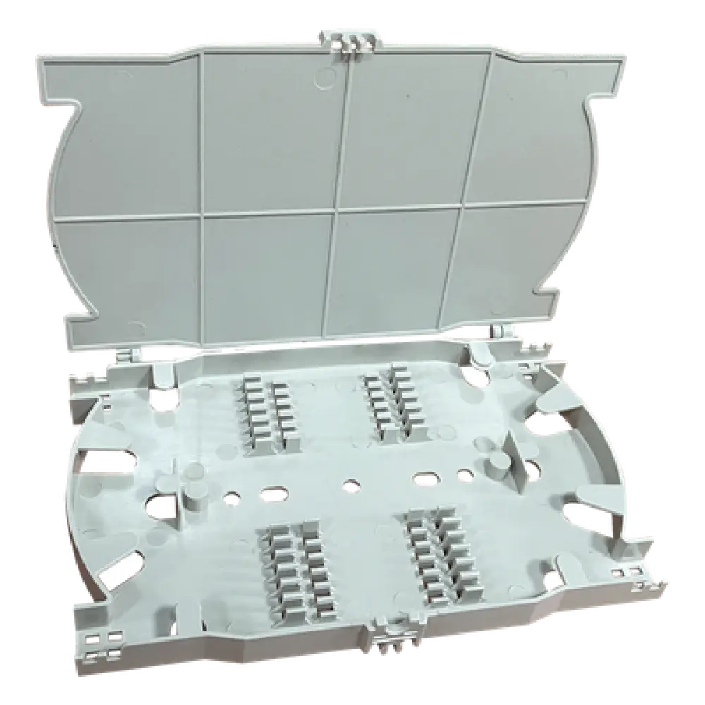 Charola de Empalme para Fibra Óptica / 24 Empalmes / Compatible con Distribuidor LPODF8002 / Diseño Modular