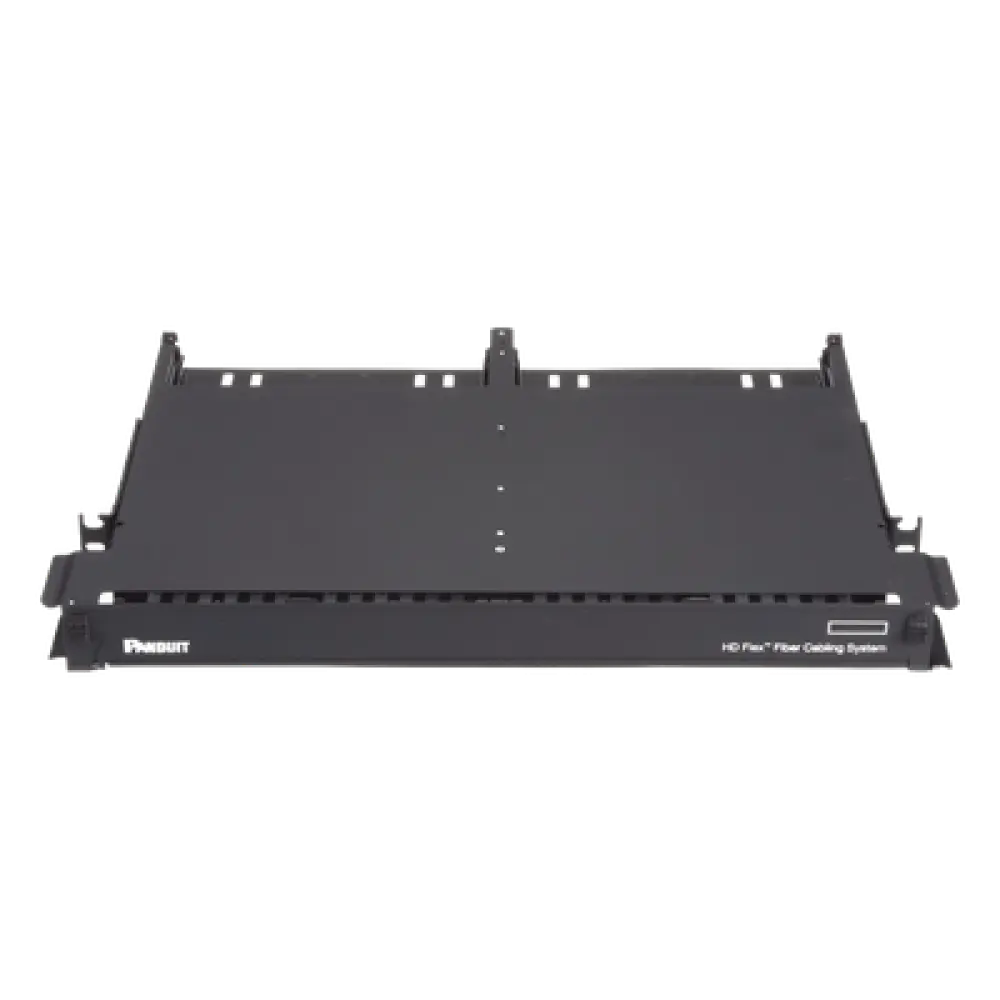 Panel de Distribución de Fibra Óptica / 144 Fibras / 12 Cassettes HD Flex / Bandeja Deslizable / 1 UR