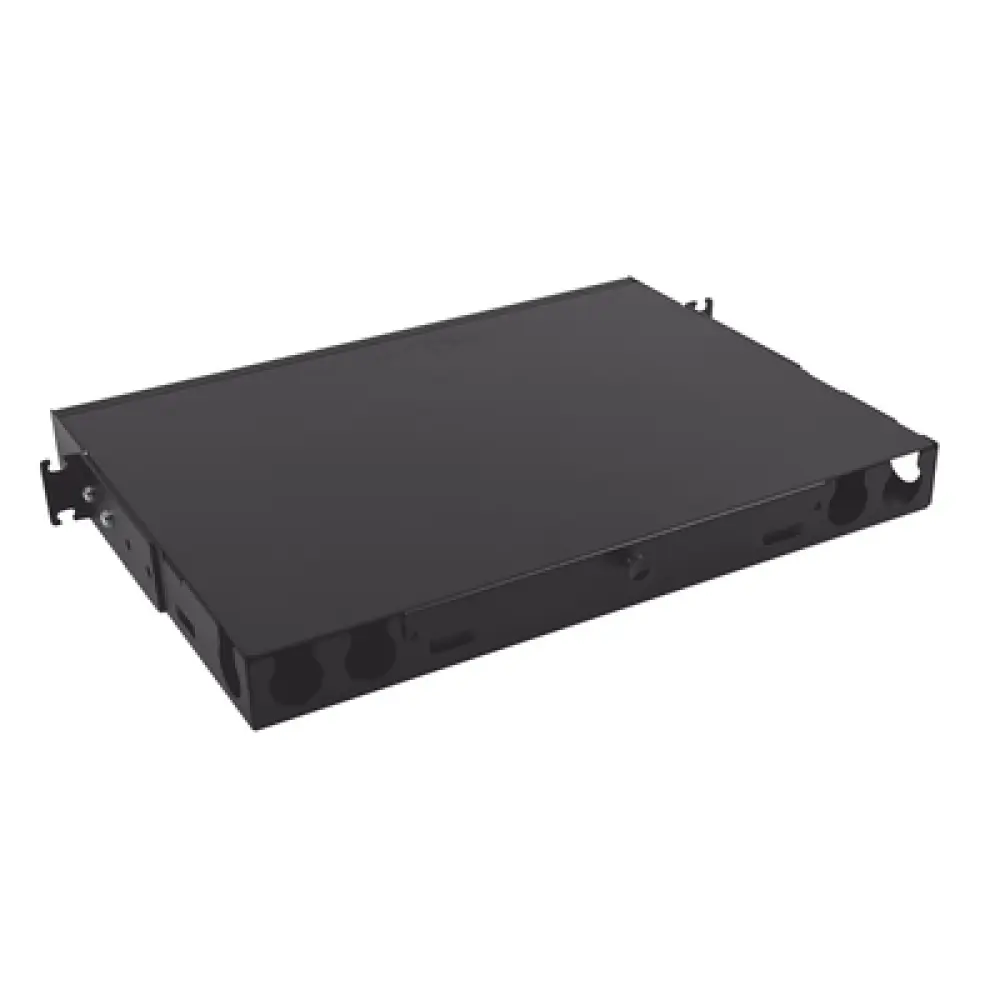 Distribuidor de Fibra Óptica de Alta Densidad / 96 Fibras / 1 UR / 19 Pulgadas / 4 Placas Adaptadoras Modulares