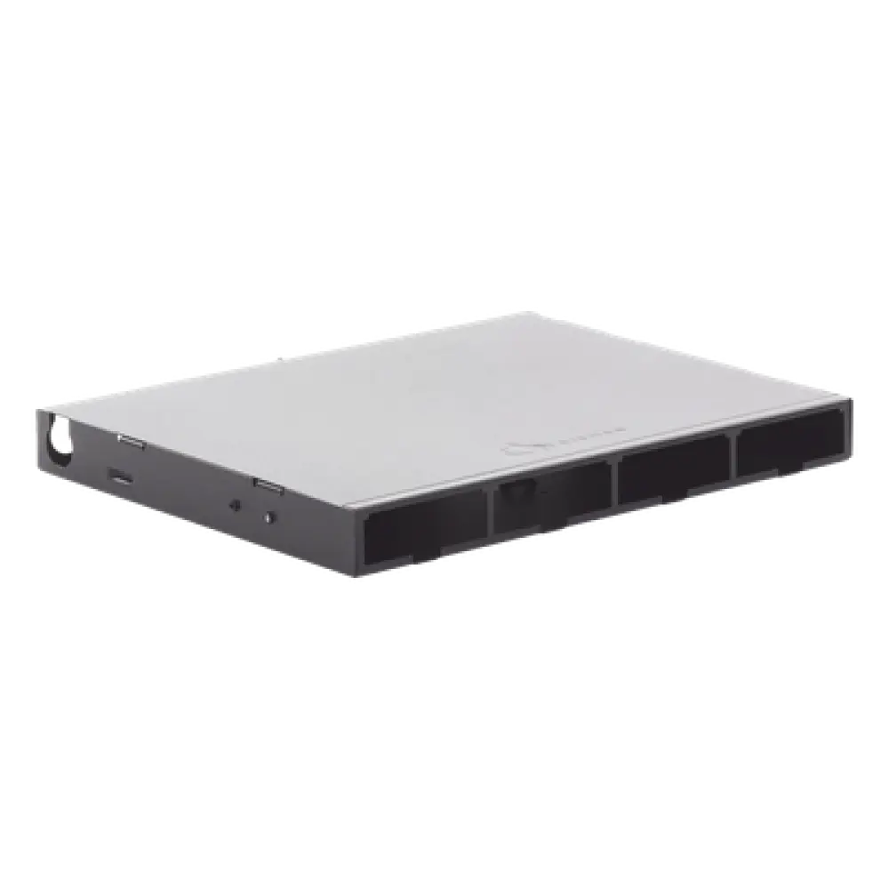 Distribuidor de Fibra Óptica de Alta Densidad / 96 Fibras / 1 UR / 19 Pulgadas / 4 Placas Adaptadoras Modulares