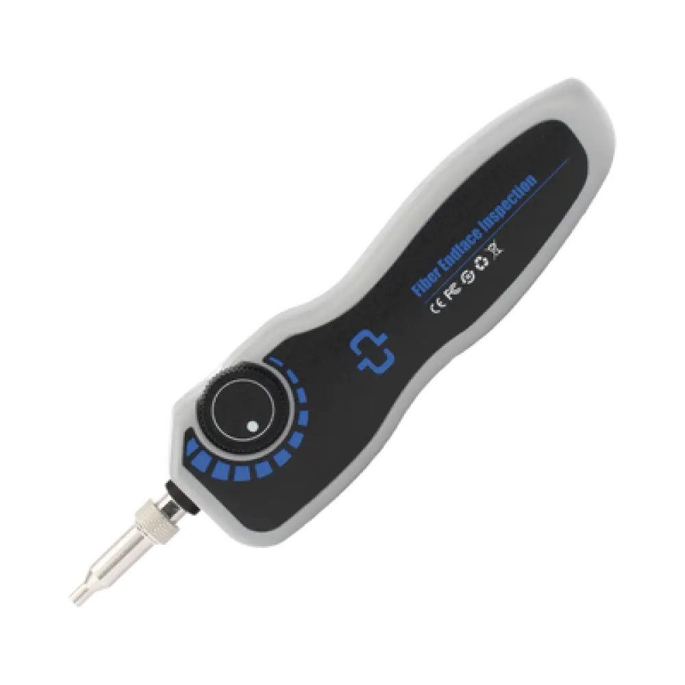 Microscopio de Inspección de Fibra Óptica / Zoom 11x / USB / Conectores SC-ST-FC-LC / Compatible PC-Smartphone-OTDR