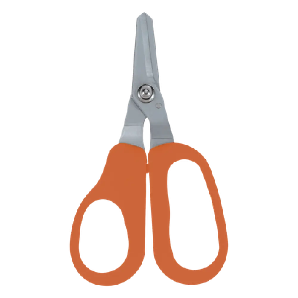 Tijeras para Kevlar / Corte de Fibra Óptica / Acero Cromado / Borde Dentado / Asas Ergonómicas