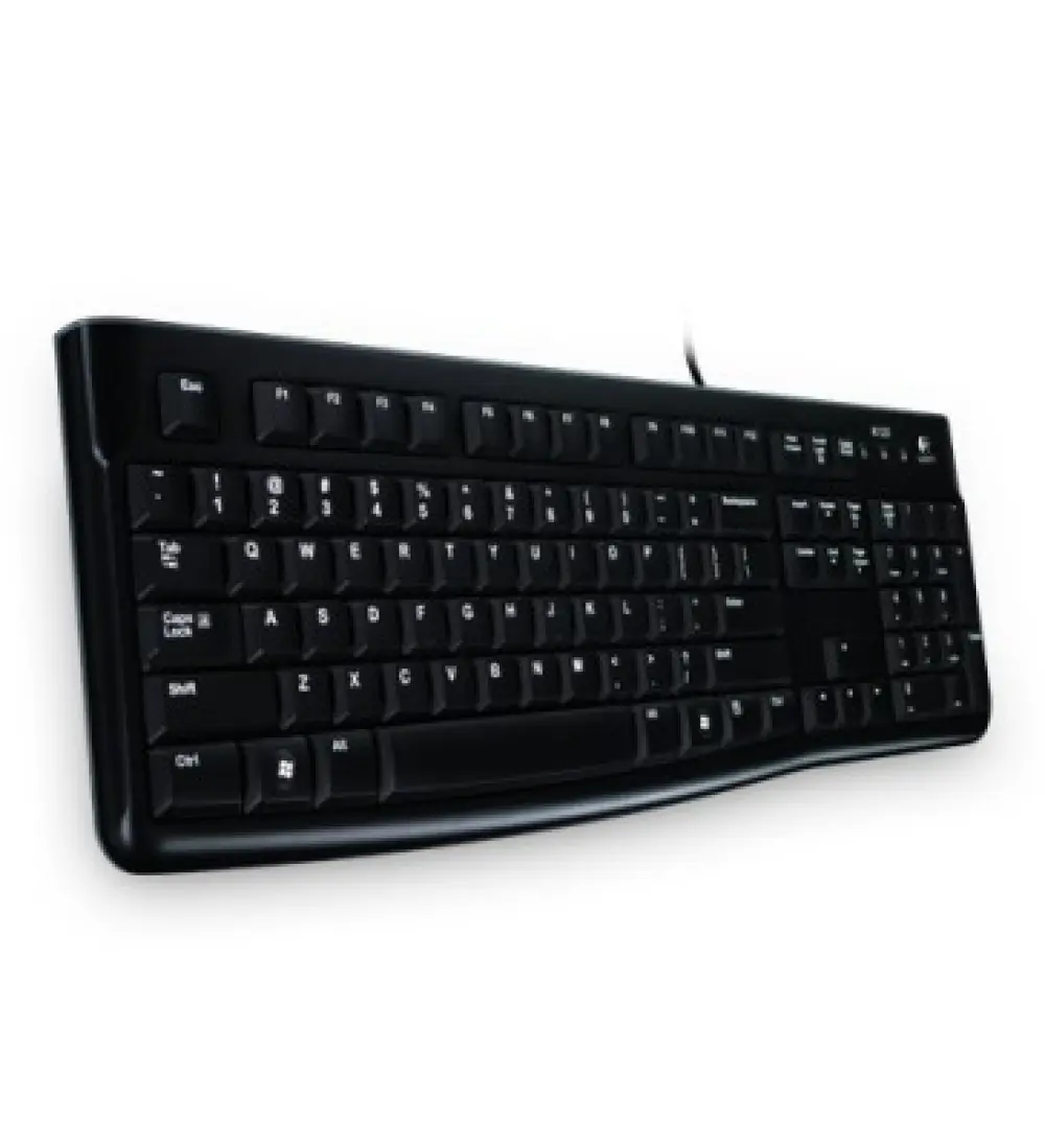Teclado LOGITECH K120, USB, PC/server, Negro