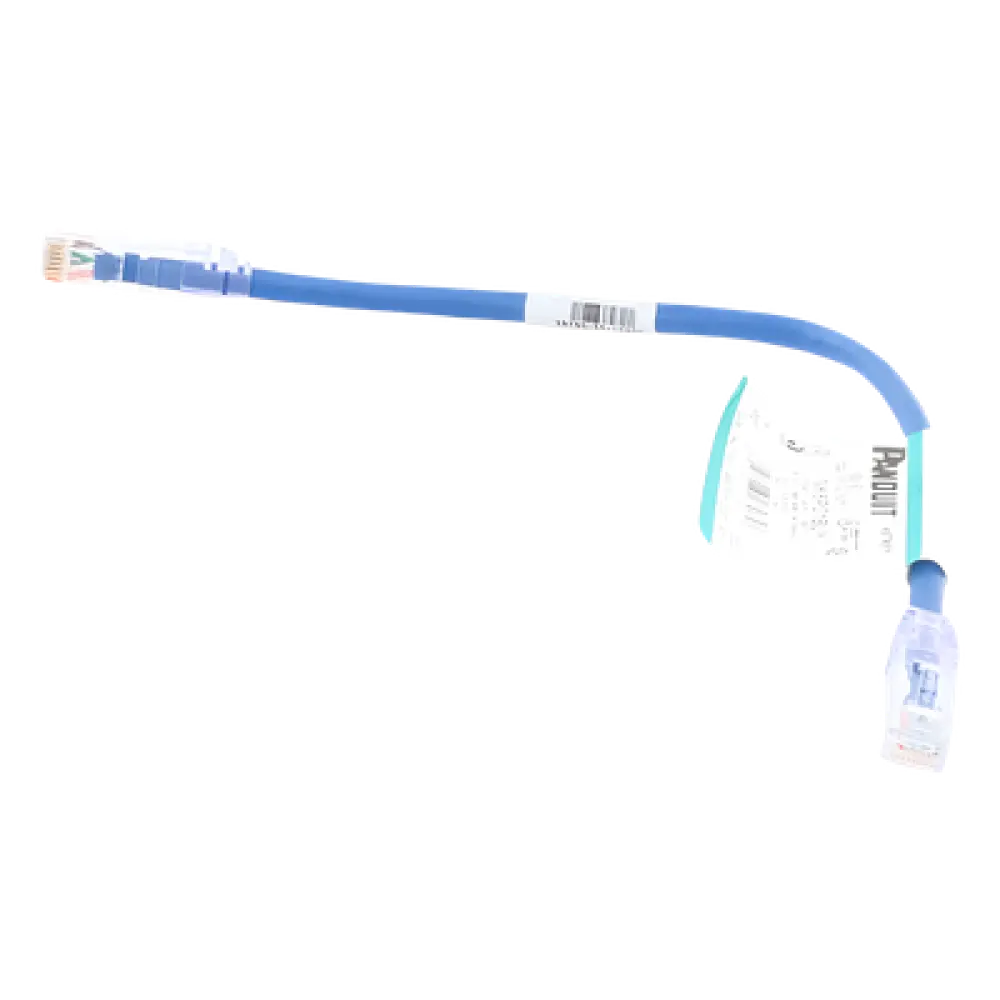 Cable de Parcheo UTP / Cat 6 / 24 AWG / 0.3 m (1 ft) / T568B / CM / Azul