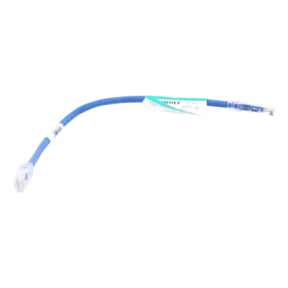 Cable de Parcheo UTP / Cat 6 / 24 AWG / 0.3 m (1 ft) / T568B / CM / Azul