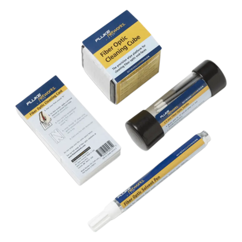 Kit de Consumibles de Limpieza de Fibra Óptica / 260 Procesos / Conectores SC, ST, FC, LC / Bastoncillos 2.5 mm