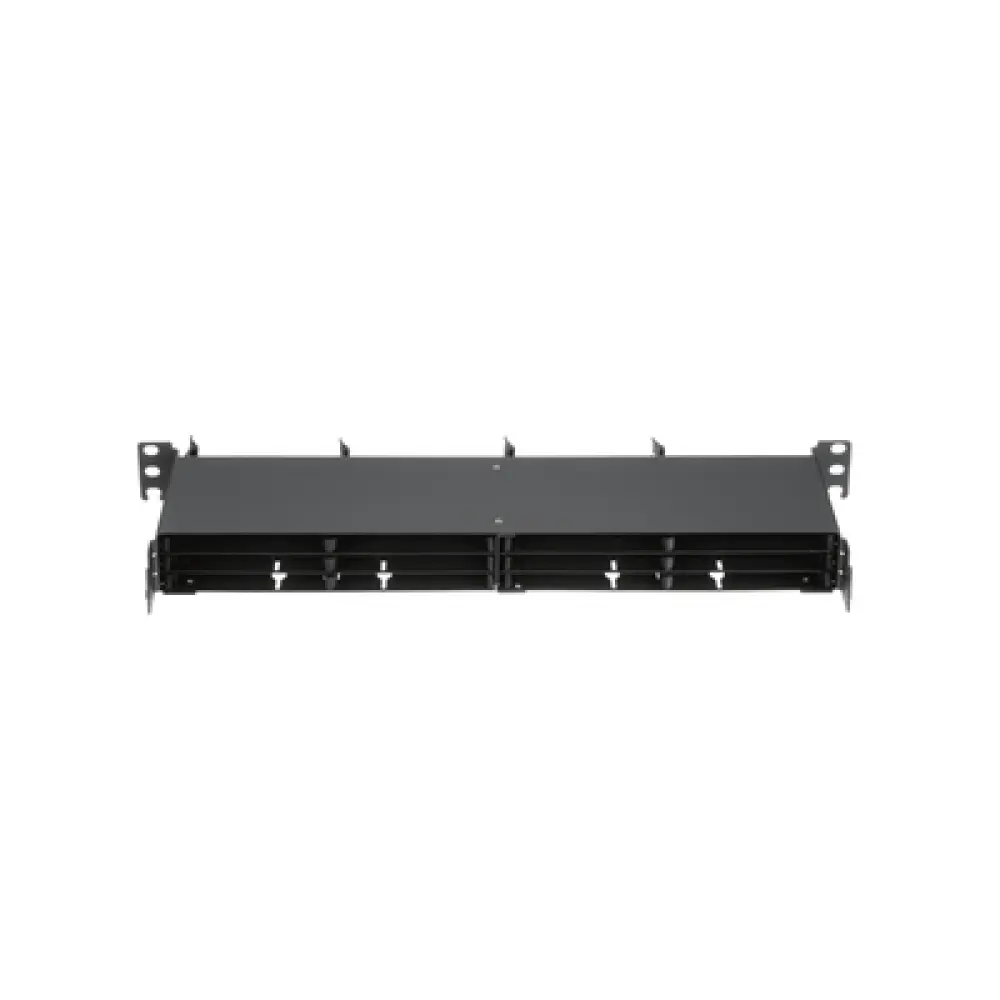 Panel de Distribución de Fibra Óptica / 1 UR / 12 Cassettes HD Flex / 144 Fibras / 19" (483 mm) / Fijo