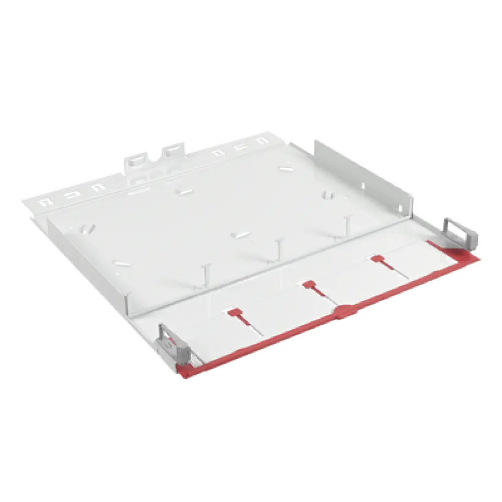 Distribuidor de Fibra Óptica de Alta Densidad / 19 Pulgadas (48.26 cm) / 1 UR / 96 Fibras / 4 Placas Plug and Play