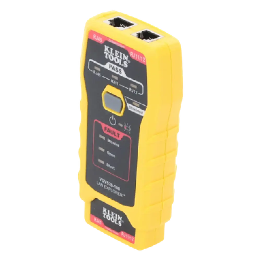 Probador de Cables de Red / Prueba Cat3, Cat5e, Cat6/6a / Transmisor Remoto Integrado / LED de Estado / Batería 9V 80 h / 116 g