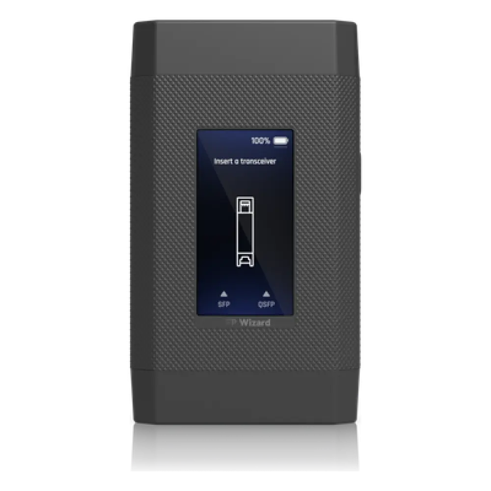 Reprogramador y Probador Portátil / SFP/SFP+/SFP28/QSFP+/QSFP28 / Pantalla Táctil 1.9" / BLE / Batería Li-Ion 300 mAh
