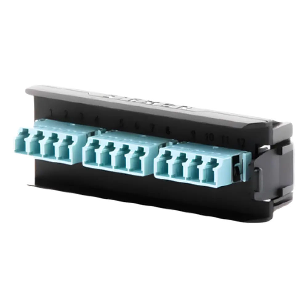 Placa Ciega / Compatible con Distribuidores LightVerse Core, Plus y Pro / Color Negro / Diseño de Alta Densidad