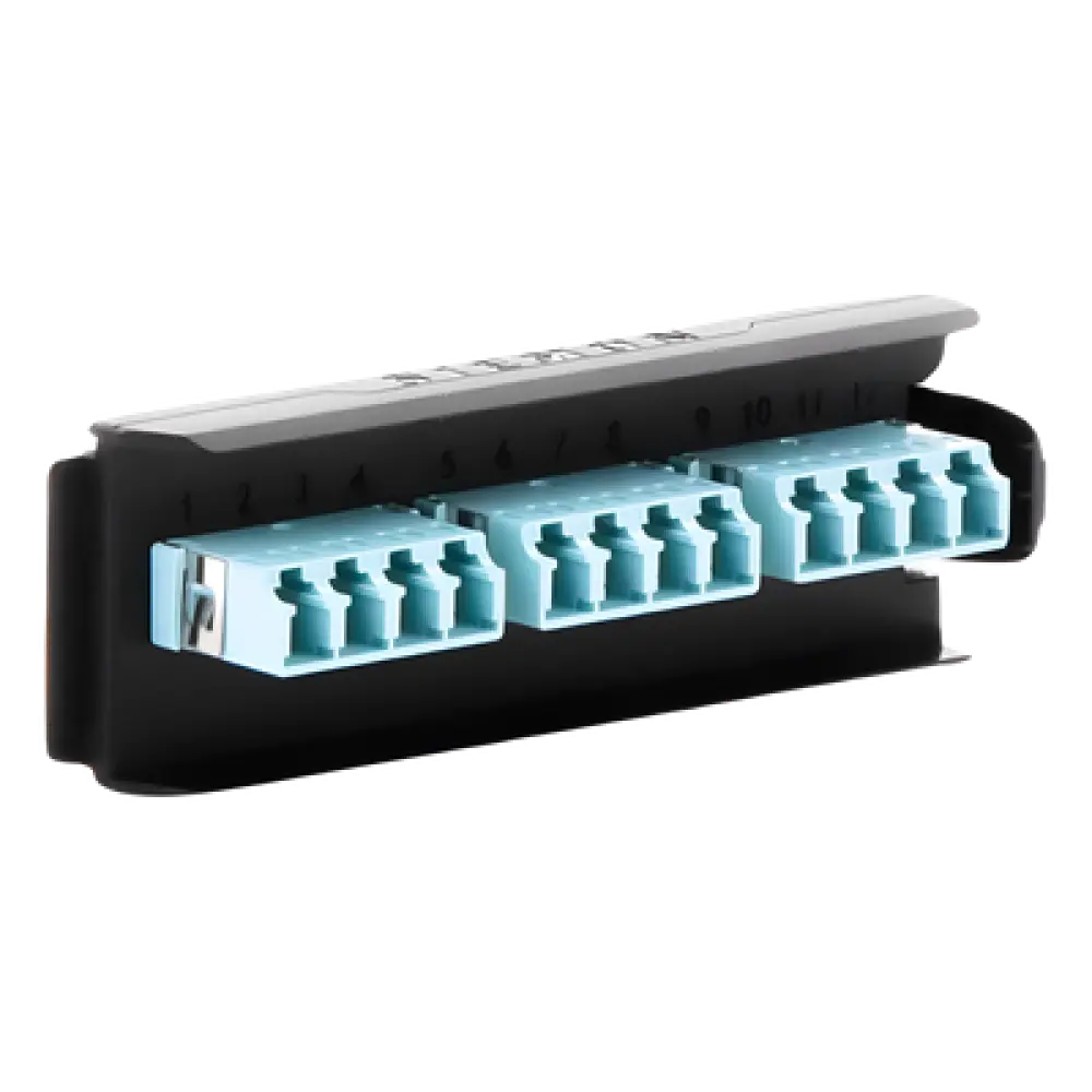 Placa Ciega / Compatible con Distribuidores LightVerse Core, Plus y Pro / Color Negro / Diseño de Alta Densidad