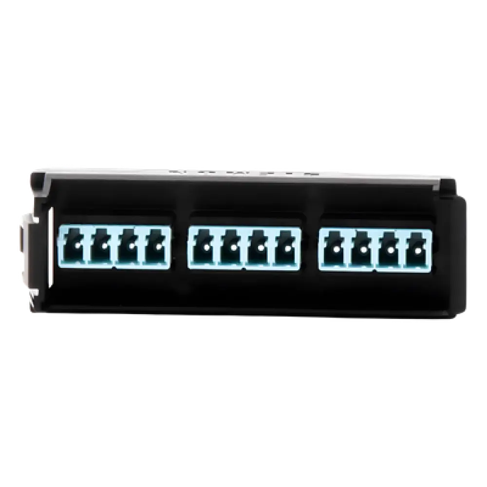 Placa Ciega / Compatible con Distribuidores LightVerse Core, Plus y Pro / Color Negro / Diseño de Alta Densidad