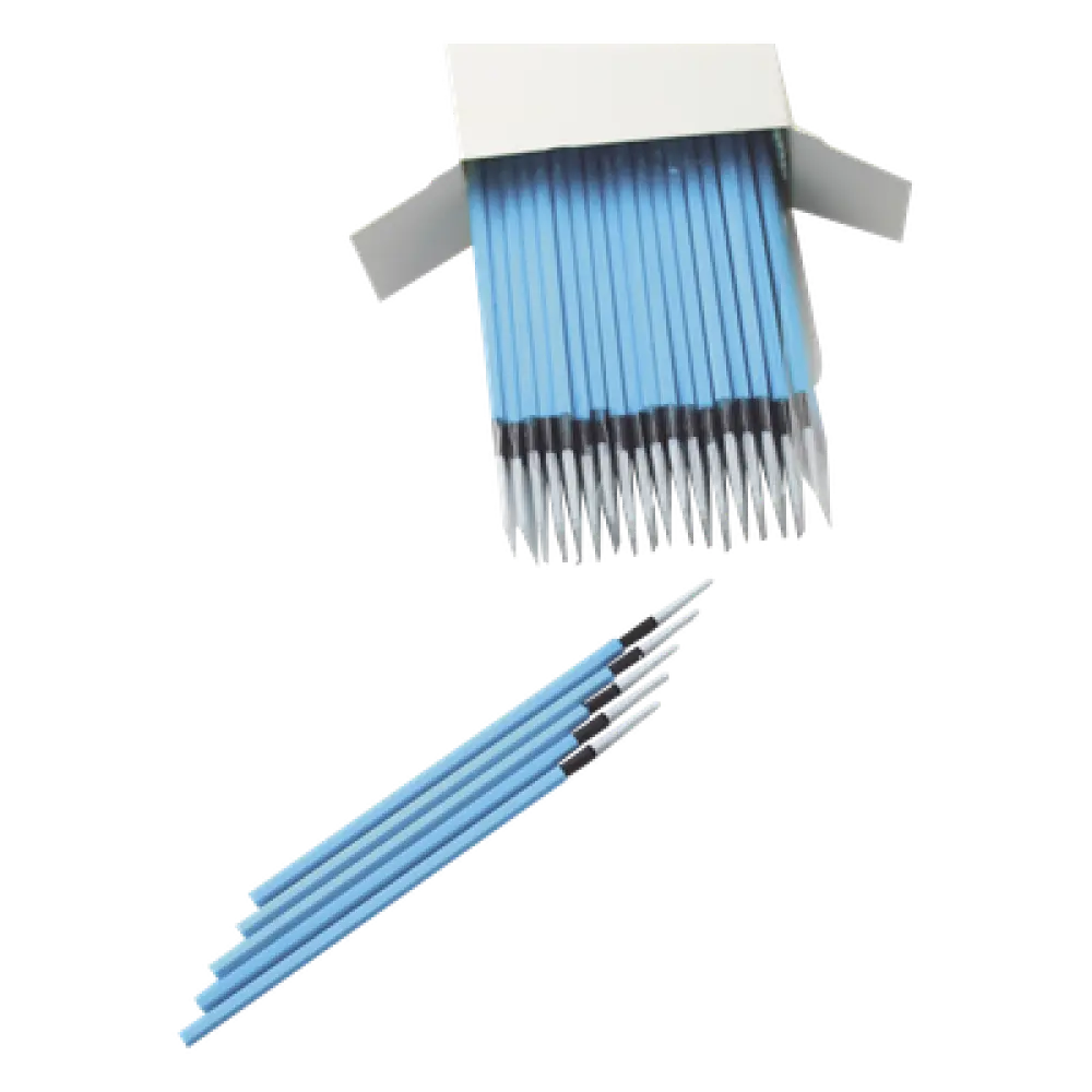 Hisopos de Limpieza para Fibra Óptica / 1.25 mm / LC y MU / 100 Piezas / Desechables / Limpieza de Férulas y Acopladores