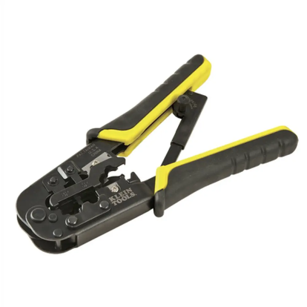 Kit de Instalación de Cable UTP / Pelacables Radial / Ponchadora Modular / Ponchadora 110 / 6 Conectores RJ45-Cat5E / Estuche con Cierre Relámpago