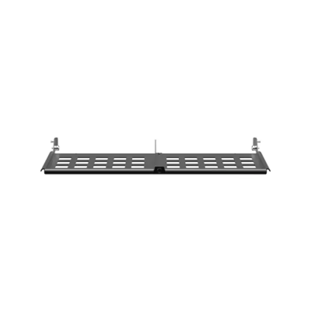 Organizador de Holgura para Fibra Óptica / 1 UR / 12 Casetes / Acero / 8.88' (225.5 mm) Profundidad / Negro