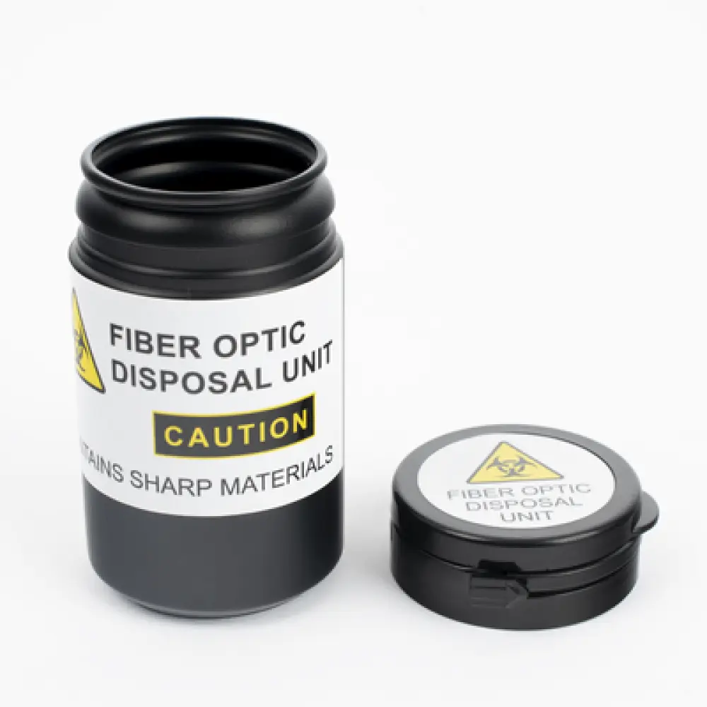 Bote para Deshechos de Fibra Óptica / 75 mm x 43 mm / PE / 80 ml / 2.95 x 1.69 in