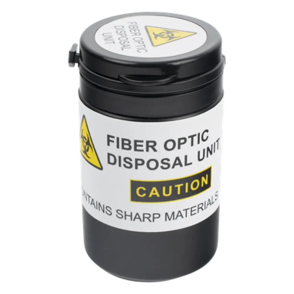 Bote para Deshechos de Fibra Óptica / 75 mm x 43 mm / PE / 80 ml / 2.95 x 1.69 in
