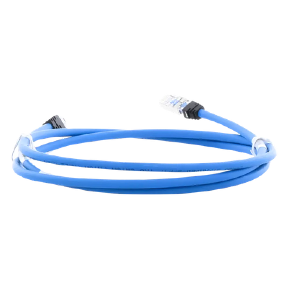 Patch Cord Cat6A / S/FTP Blindado / 500 MHz / 26 AWG / CM/LS0H / 1.52 m (5 pies) / Azul