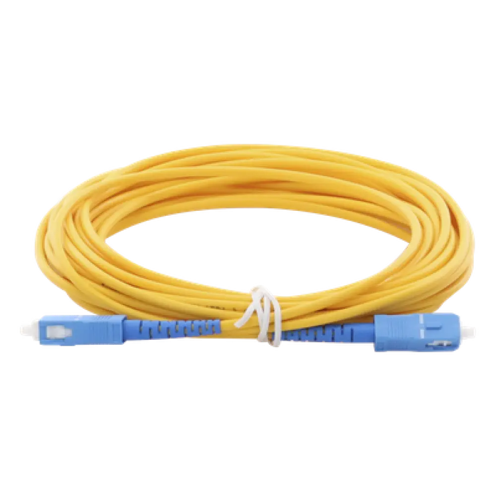 Jumper de Fibra Óptica / Monomodo OS2 G.652D / SC/UPC-SC/UPC / Simplex / 6 m (19.69 pies) / 3 mm