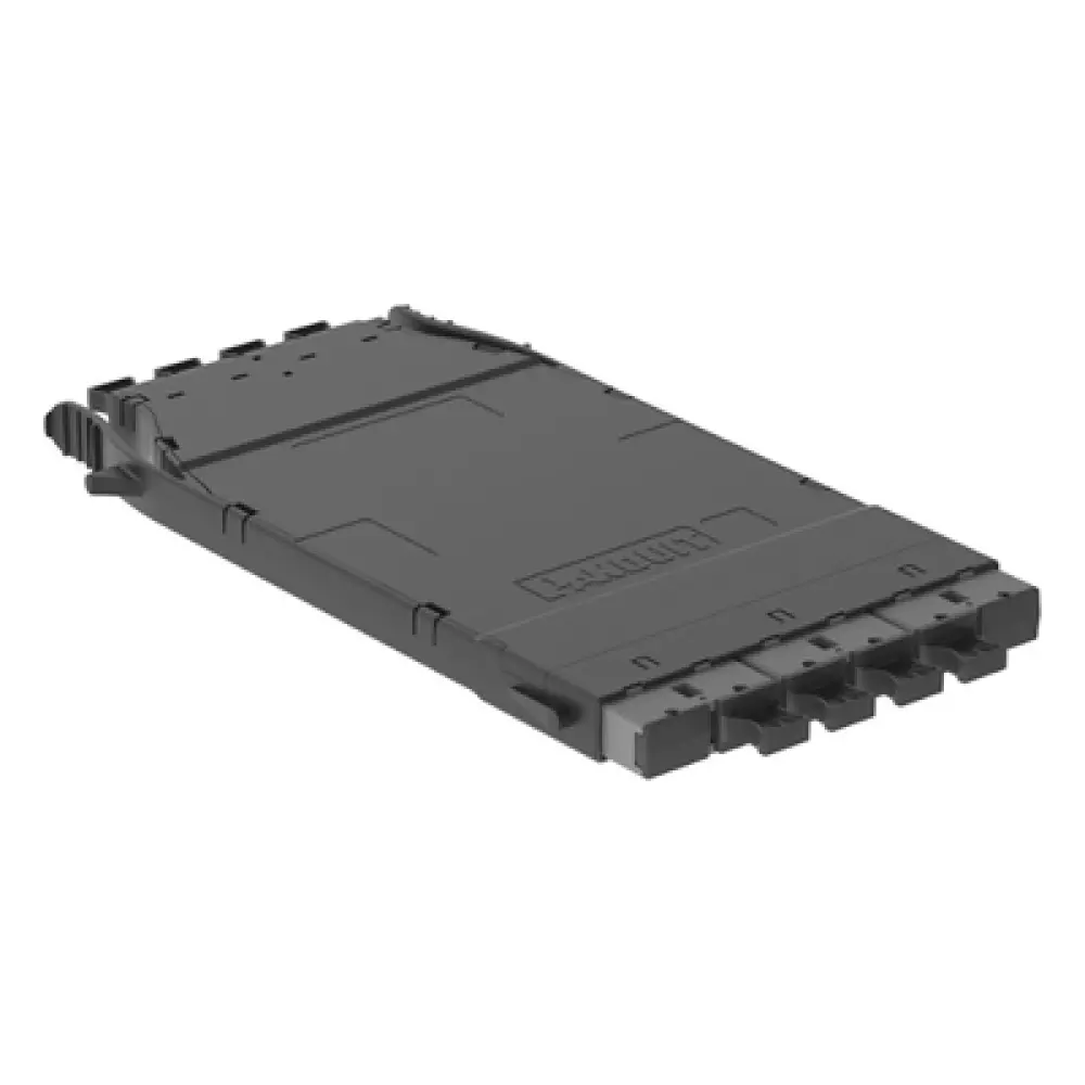 Cassette de Fibra Óptica HD Flex / 32 Fibras OM4 / 4x MPO-8 Macho a 4x MPO-8 Macho / Pérdida de Inserción 0.7 dB / Retorno ≥26 dB