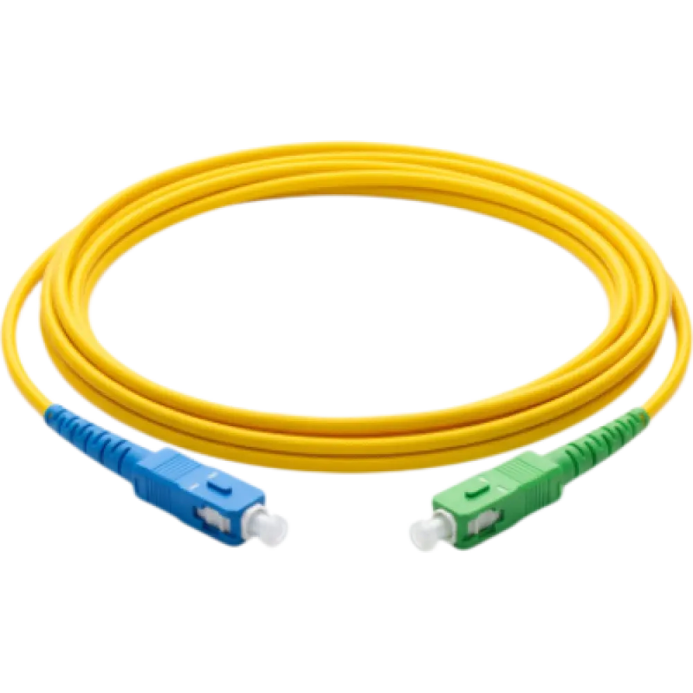 Jumper de Fibra Óptica / Monomodo 3 mm / SC-UPC a SC-APC / Simplex / 1 m (3.3 ft)