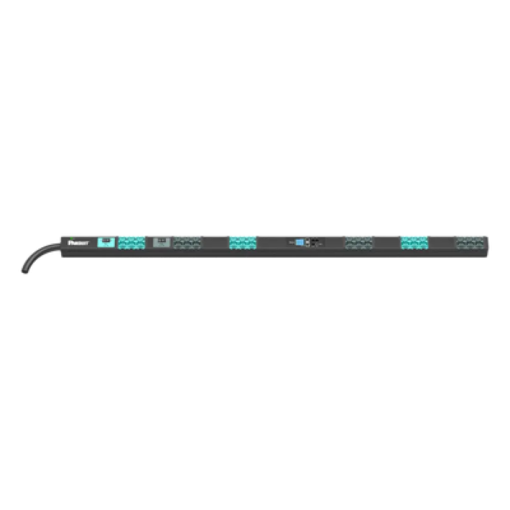 PDU Inteligente Monitoreable / 36 Tomas C13/C15/C19/C21 / Entrada IEC 60309 2P+E 6h / 230 Vca / 32 A / Instalación Vertical