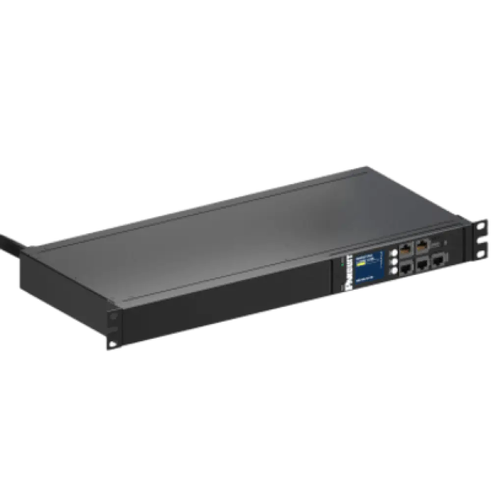 PDU Monitoreable / 12 Salidas C13 / NEMA L6-20P / Rack 1 UR 19 in / 100-240 Vca / 20 A / 3 m (9.8 ft)