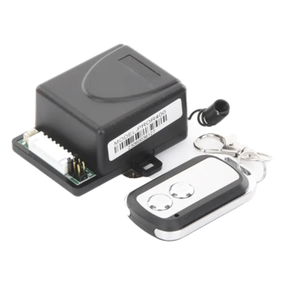 Receptor de RF / 2 Relevadores / 433.92 MHz / 50 m / 12-24 VCD / -20 a 60°C / 2.4 x 1.7 x 0.1 in