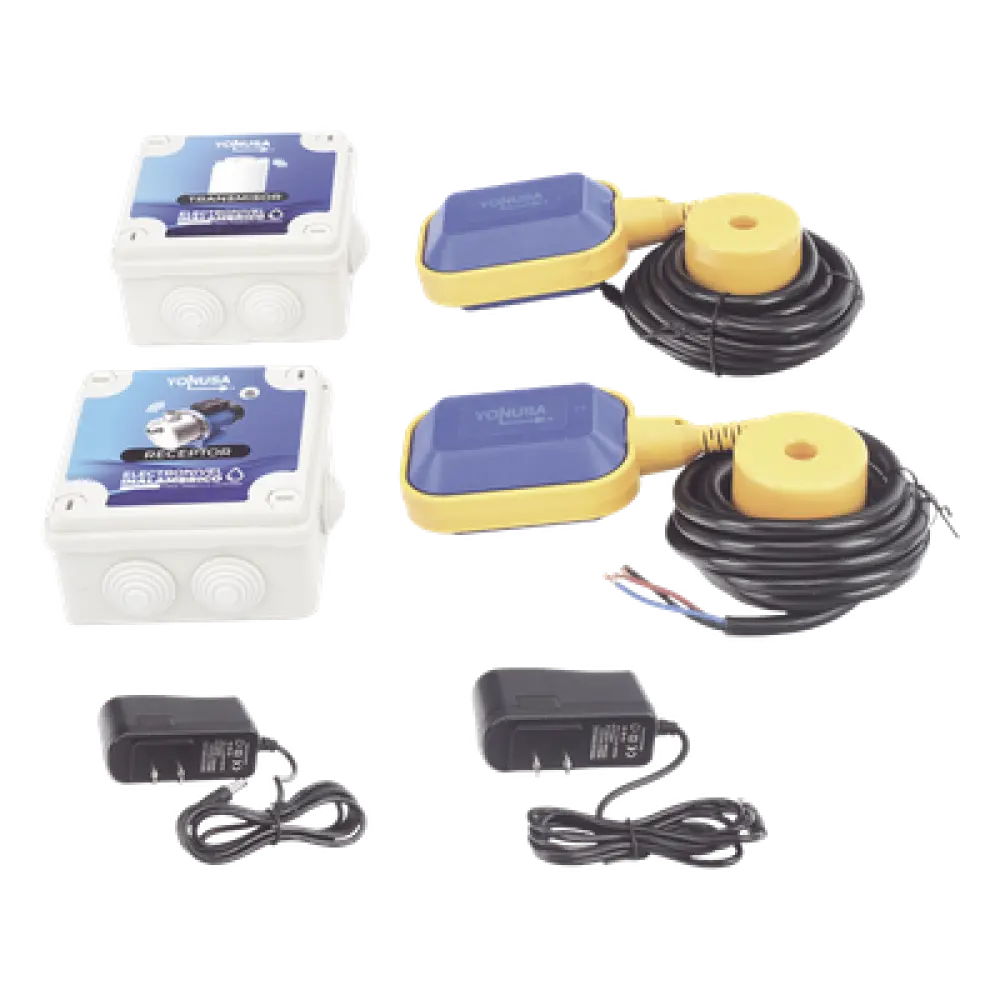 Kit Transmisor/Receptor Electronivel / 1 km LOS / 915 MHz / 16 A Relé / Panel Solar Opcional