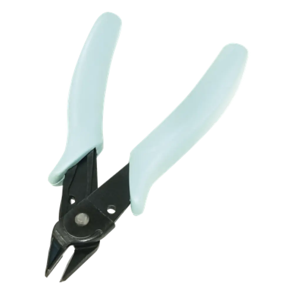 Pinza de Corte Micro / 5" (125 mm) / Corte al Ras 10 mm / Acero al Carbono / Mango PVC Ergonómico / Uso Electrónico