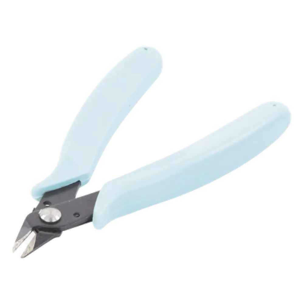 Pinza de Corte Micro / 5" (125 mm) / Corte al Ras 10 mm / Acero al Carbono / Mango PVC Ergonómico / Uso Electrónico