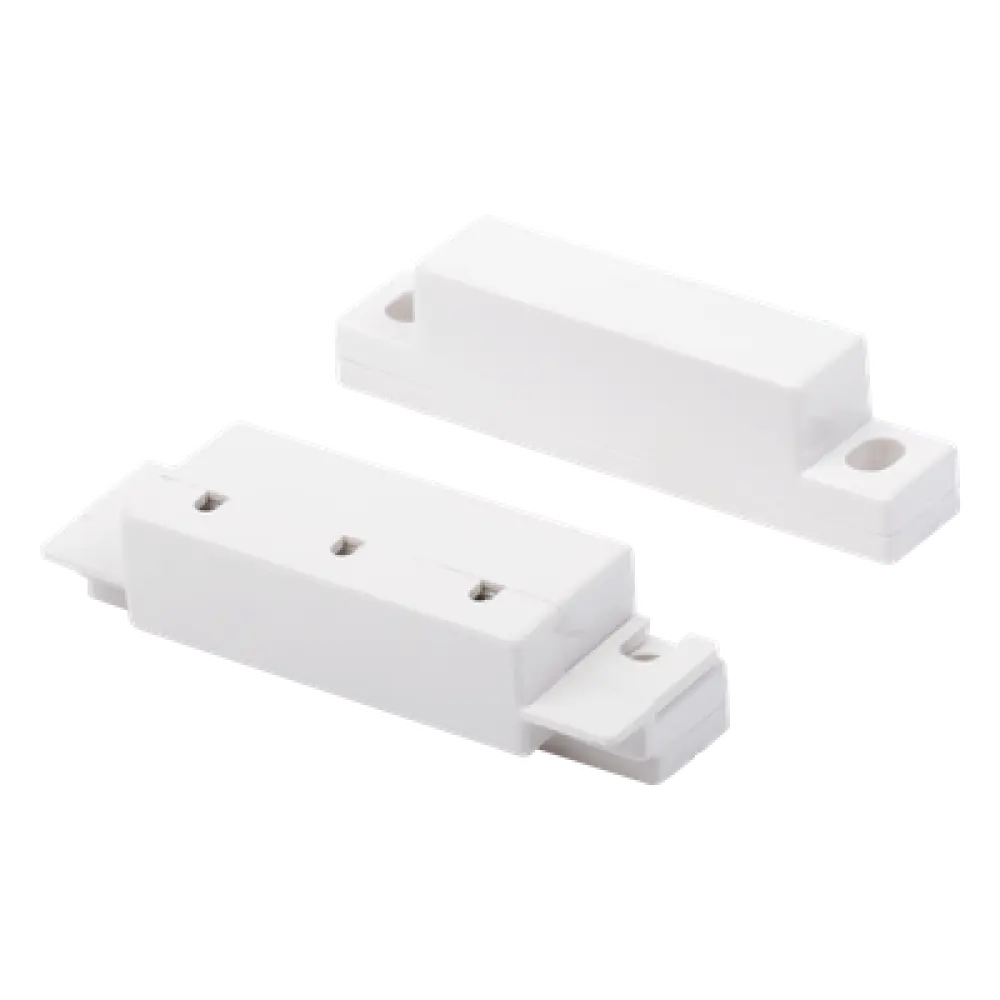 Contacto Magnético para Puertas y Ventanas / Gap 33 mm / NC Normalmente Cerrado / 12 VCC / Cubierta Protectora / 63 mm Largo