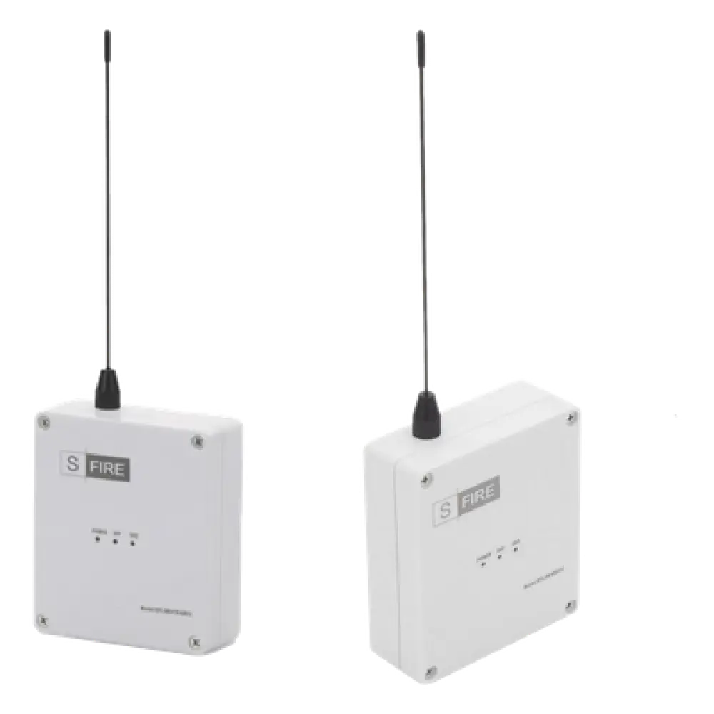 Kit Inalámbrico de Largo Alcance / Transmisor 12Vcc + Receptor 2 Salidas / 2,500 m (8,202 ft) / 433.92 MHz / Contacto Seco / -20°C a +80°C