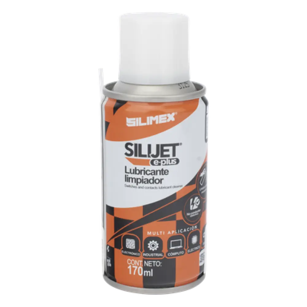 Limpiador Lubricante Dieléctrico / Fórmula de Silicona / 170 ml / Tubo Extensor / Protección hasta 50 °C