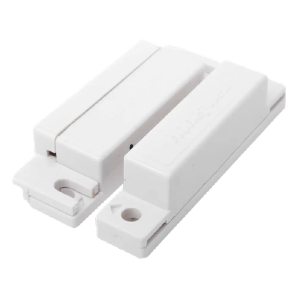 Contacto Magnético de Superficie / Normalmente Cerrado / Gap 32 mm (1-1/4 pulg) / 300 mA a 30 VDC / Color Blanco