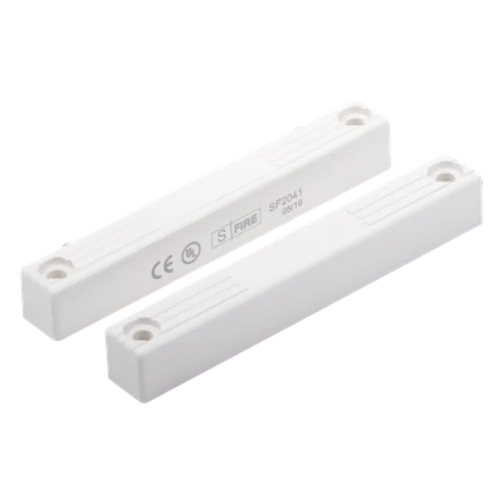 Contacto Magnético para Puertas y Ventanas / GAP 70 mm / Perfil Delgado / Operación NC / 12 VCC